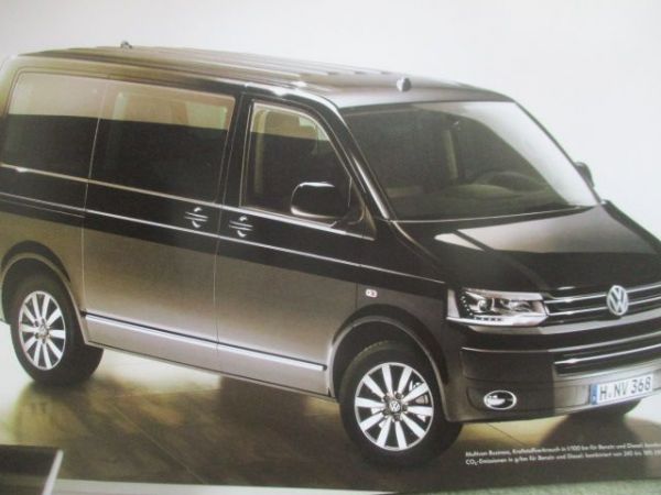 VW T5 Multivan Business 7H 7E Mai 2012 +Preisliste