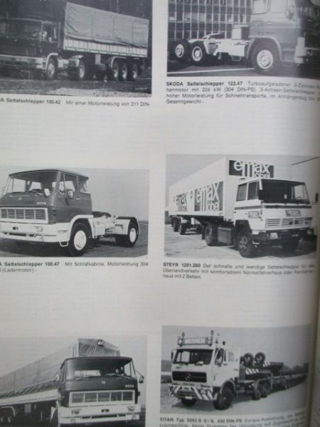 Inufa Katalog Internationaler Nutzfahrzeug-Katalog 1980