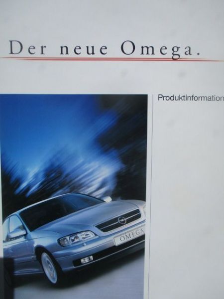 Opel Omega B Produktinformation August 1999