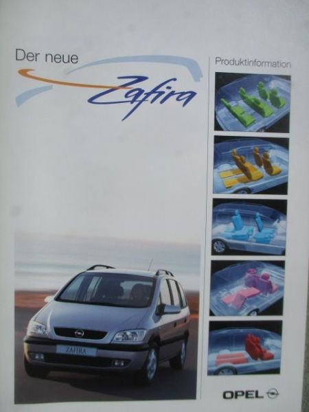 Opel Zafira A Produktinformation Januar 1999