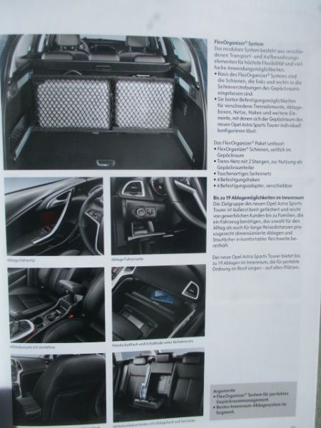 Opel Astra J Sports Tourer Produktinformation August 2010