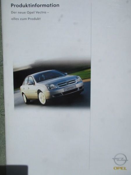 Opel Vectra C Produktinformation Februar 2002