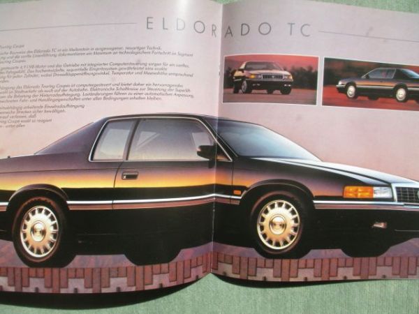 Cadillac Seville STS +Eldorado TC +Fleetwood Großformat brochure