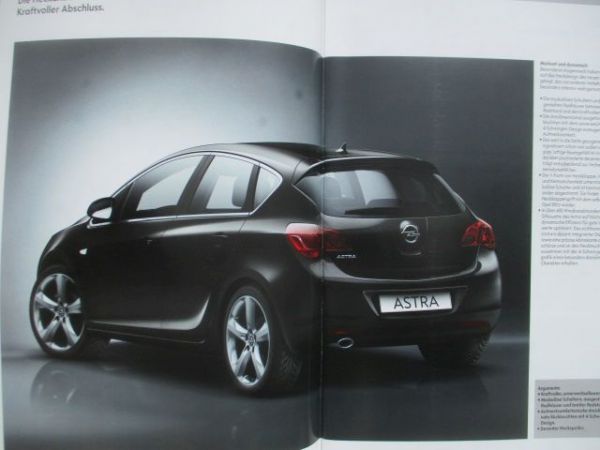 Opel Astra J  Produktinformation September 2009