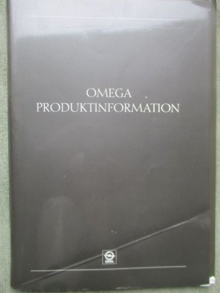 Opel Omega A Produktinformation September 1986