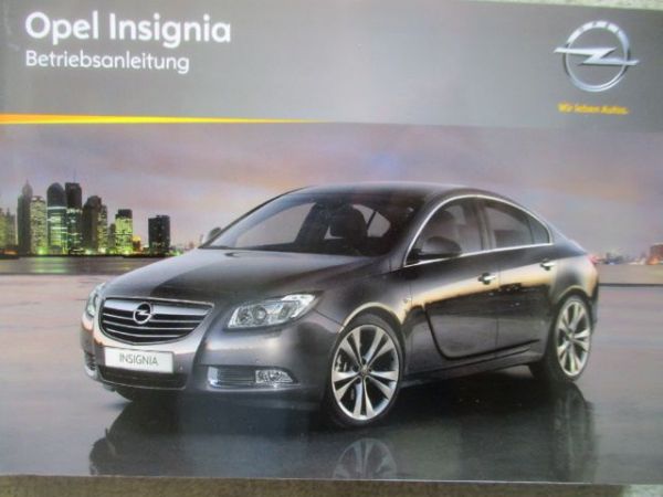 Opel Insignia A Betriebsanleitung August 2010