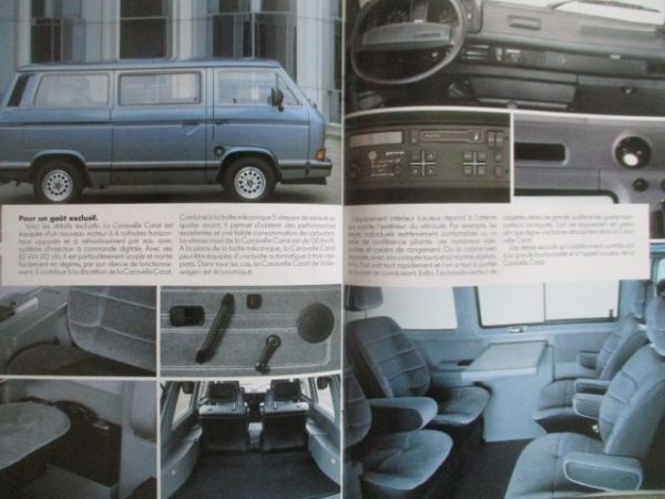 VW T3 Caravelle Carat August 1985 französisch