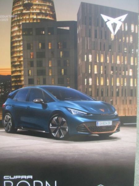 Cupra Born Produktinfo Mai 2025
