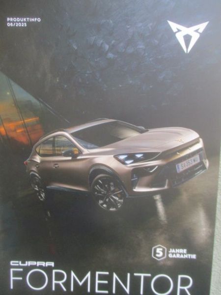 Cupra Formentor Produktinformation 6/2025