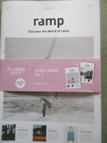 ramp space news #1 und #2 A3 Format Zeitung Sommer 2025