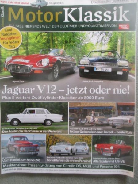 Motor Klassik Dezember 2017