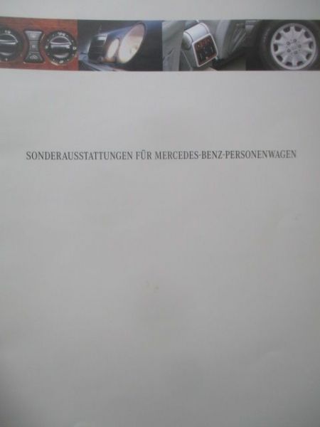 Mercedes Benz Personenwagen Sonderausstattungen Januar 1996