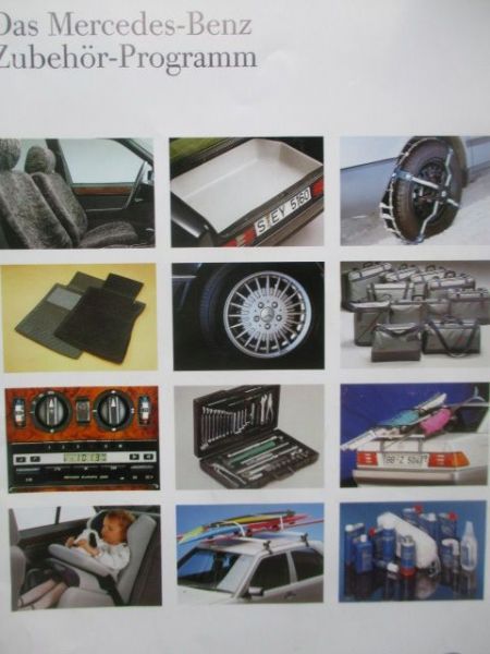 Mercedes Benz Zubehör-Programm August 1991