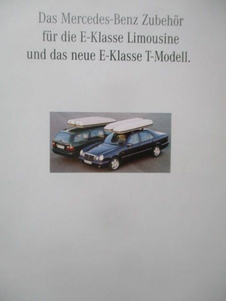 Mercedes Benz E-Klasse Limousine & T-Modell W210 Mai 1996