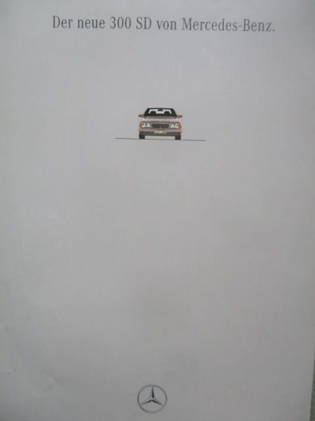 Mercedes Benz 300SD W140 Prospekt Februar 1993