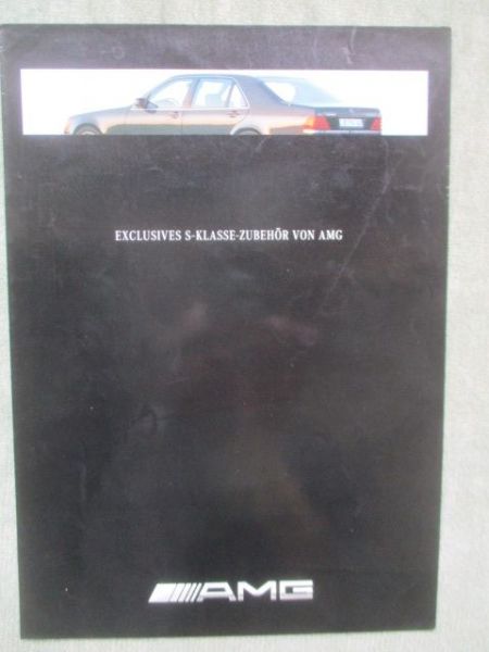 AMG Exclusives S-Klasse W140 Zubehör Prospekt