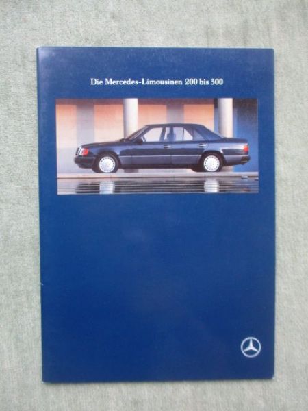 Mercedes Benz 200-300 Limousine W124 April 1990