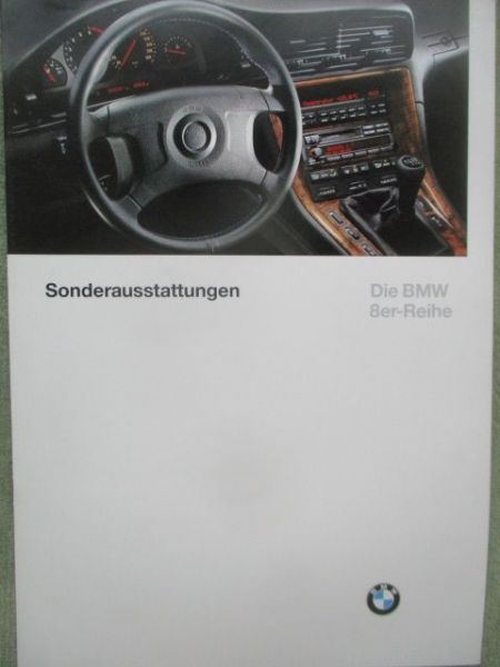 BMW 8er Reihe Sonderausstattungen E31 September 1996