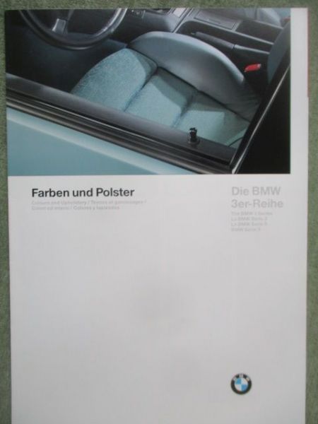 BMW 3er-Reihe E36 Farben und Polster März 1997