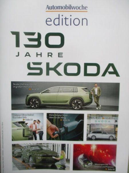 Automobilwoche edition 130 Jahre Skoda
