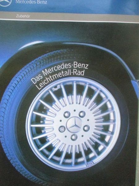 Mercedes Benz Leichtmetall Rad April 1990