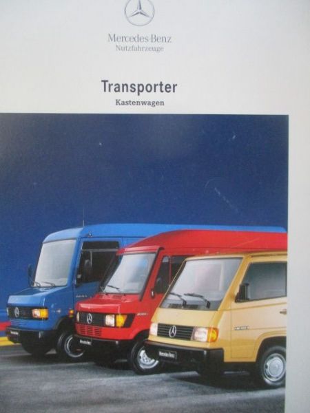 Mercedes Benz Transporter Kastenwagen Technisches Konzept Dezember 1993