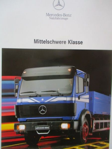 Mercedes Benz Mittelschwere Klasse Nutzfahrzeuge Pritschenwagen April 1992