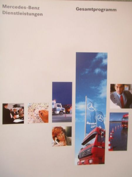 Mercedes Benz Dienstleistungen Gesamtprogramm April 1996