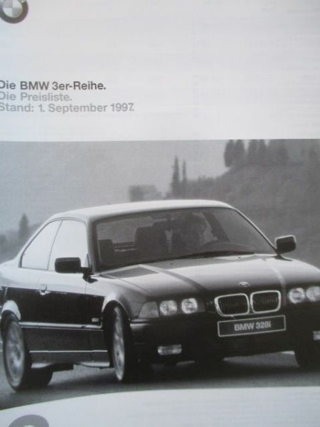 BMW 3er Reihe E36 September 1997