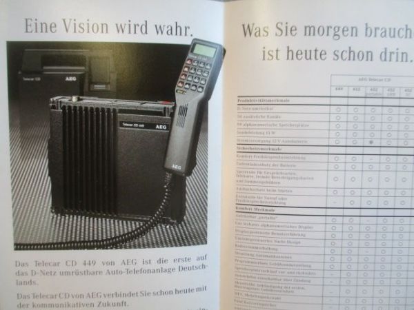 Mercedes Benz Mobile Kommunikation Telecar CD von AEG