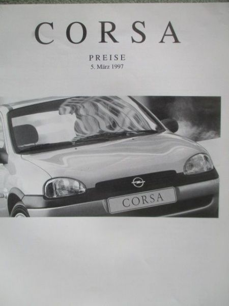 Opel Corsa B 5. März 1997
