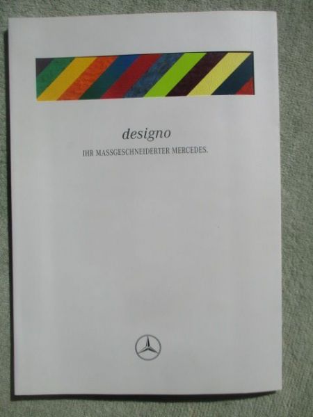 Mercedes Benz designo August 1997 Prospekt