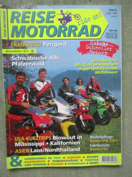 Reise Motorrad September+Oktober 1996