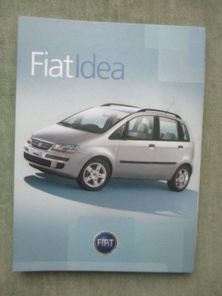 Fiat Idea Pressemappe Januar 2004