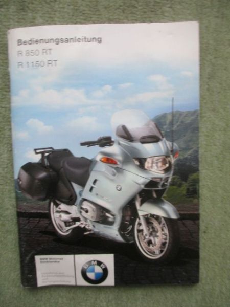 BMW R 850 RT 1150 RT Anleitung +Wartungsanleitung 2.2003