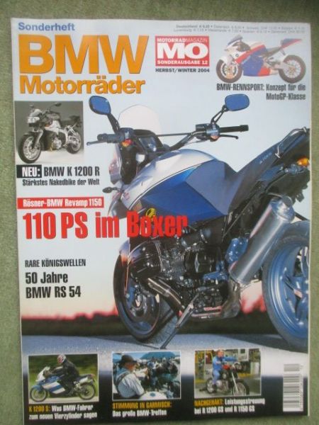 BMW Motorräder Sonderheft Herbst/Winter 2004