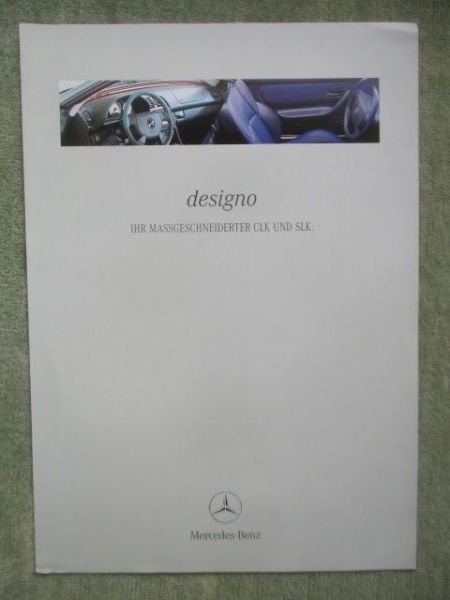 Mercedes Benz designo CLK W208 und SLK R170 9/1997