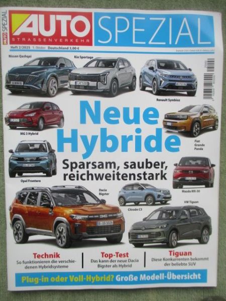 Auto Strassenverkehr Spezial Neue Hybride 2/2025