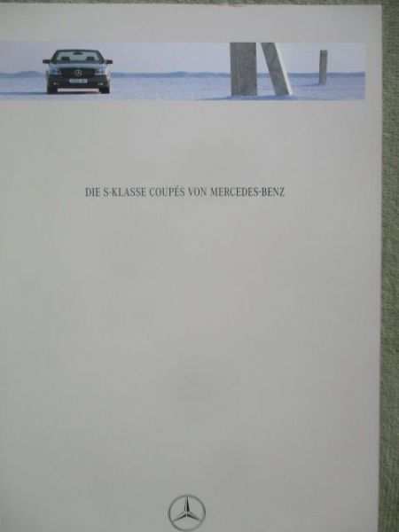 Mercedes Benz S-Klasse Coupés C140 S500 S600 Juli 1993