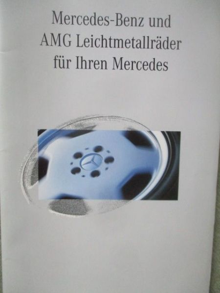 Mercedes Benz & AMG Leichtmetallräder August 1995