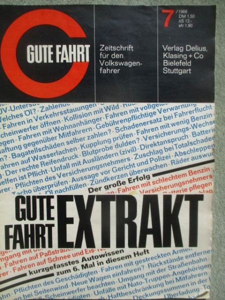 Gute Fahrt Juli 1966