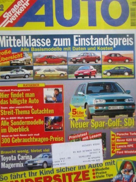Auto Straßenverkehr 8/1995
