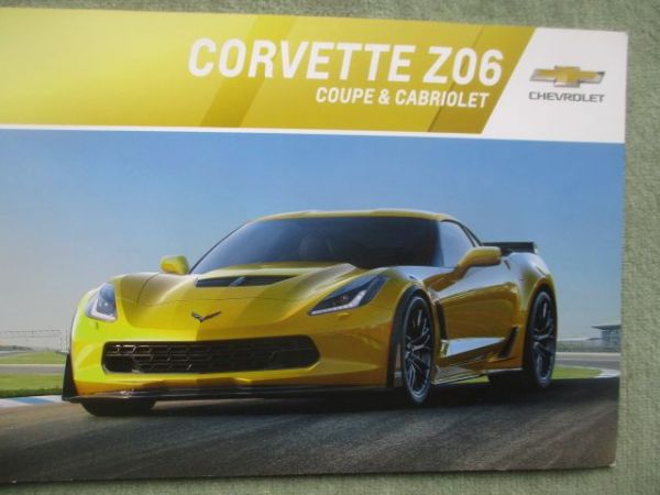 Chevrolet Corvette Z06 Coupé & Cabriolet C7 September 2015