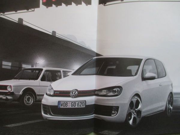VW Golf VI (1K) GTI Presse Katalog Oktober 2008 +Golf I GTI Typ17