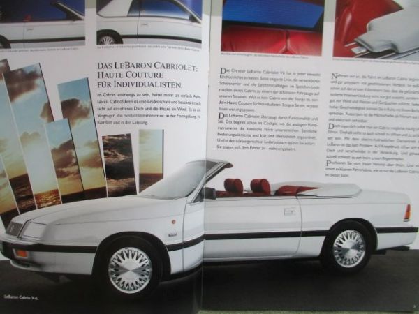 Chrysler Le Baron Cabrio Coupé Februar 1990