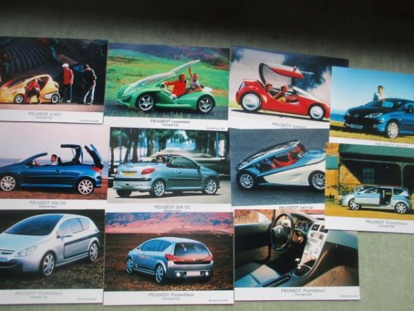 Peugeot 206 CC Pressemappe Paris September 2000