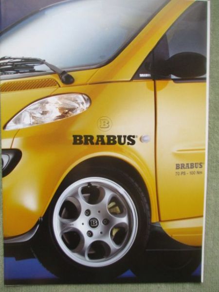 Brabus samrt S1 Prospekt +Preisliste Juni 1999