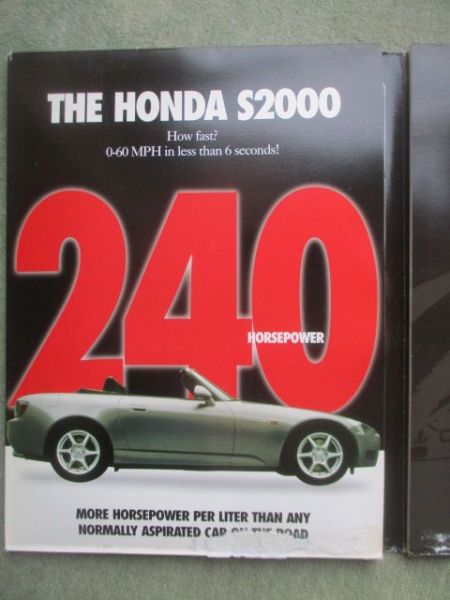 Honda Pressemappe S2000 1999