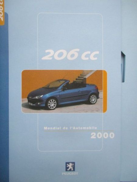Peugeot 206 CC Pressebox 2000
