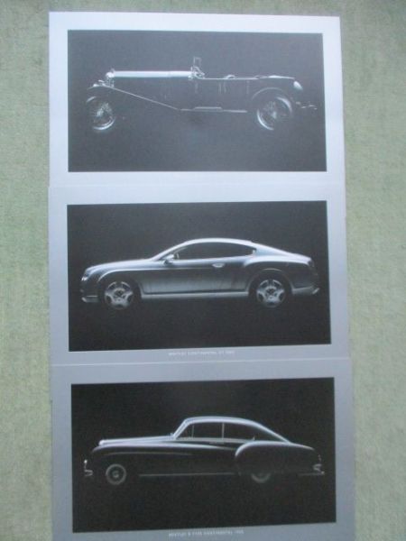 Bentley Fotoheft 2002 +Speed Six 1928 +R-Type Continental 1952